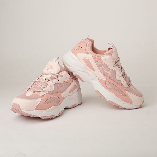 Fila Girl s Trainers Shoe Website Fila Ray Tracer Silver Pink